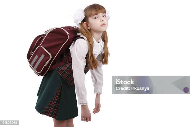 Schoolgirl Is Tired Education Stock Photo - Download Image Now - Abundance, Adult, Adult Student