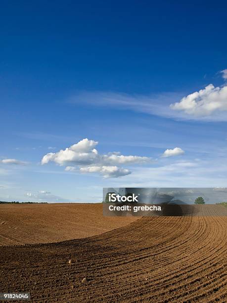 Foto de Terra Cultivada e mais fotos de stock de Agricultura - Agricultura, Ajardinado, Arado - Maquinaria de Agricultura