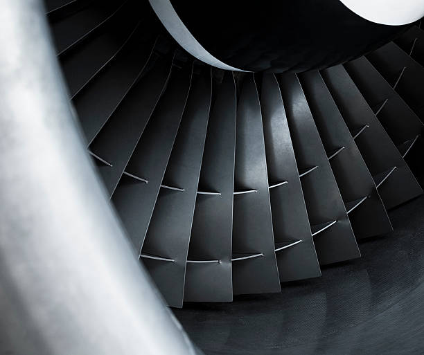 istock Aircraft jet engine turbine 91824080