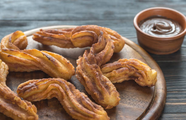 istock Churros with chocolate sauce 918241030
