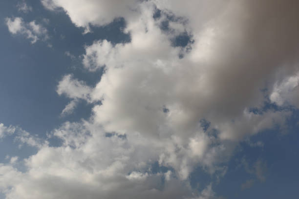 istock Scenery bright blue cloudy sky over Dubai, United Arab Emirates 918241352