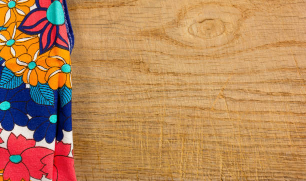 istock Decorated Cloth on Wooden Background 918244438