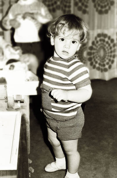 istock Vintage toddler at home 918251904