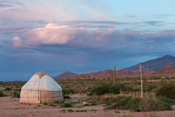 istock Nomadic tent in Kyrgyzstan. 918252286