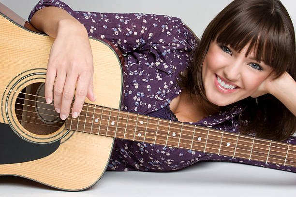 istock Guitar girl 91825299