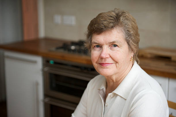 istock Older woman in her kitchen 91825617