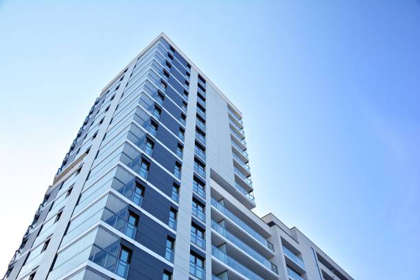 istock Facade of a modern apartment building 918256380