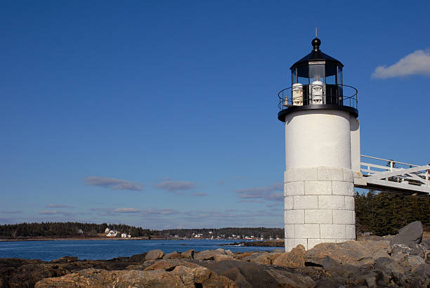 porto responsável - new england camden maine lighthouse maine - fotografias e filmes do acervo