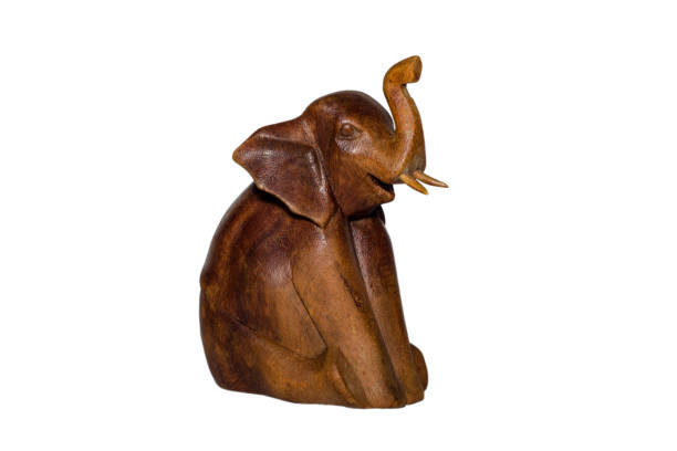 istock Wooden elephant figurine 918260006