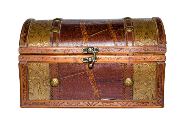 istock Old wooden chest 918260008