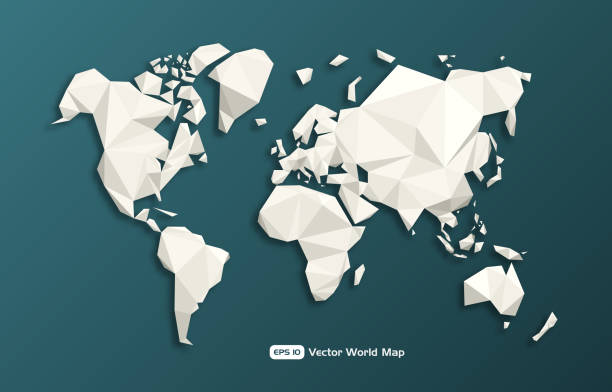 Triangular Geographic Map 7,600+ Triangular World Map Stock Photos, Pictures & Royalty-Free ...