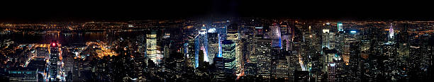 Nowym Jorku w nocy – zdjęcie