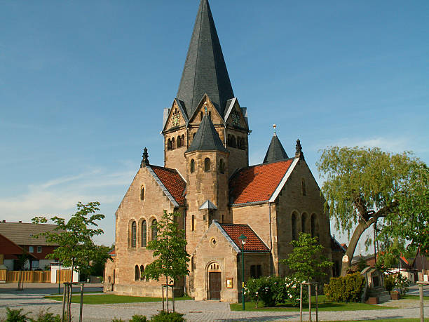 istock Small church of Benzigerode, Germany 91826312
