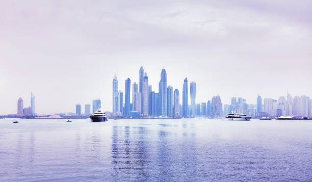 istock Dubai waterfront skyline, United Arab Emirates. 918267256