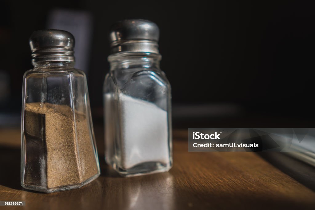 Salt and Pepper - Lizenzfrei Behälter Stock-Foto