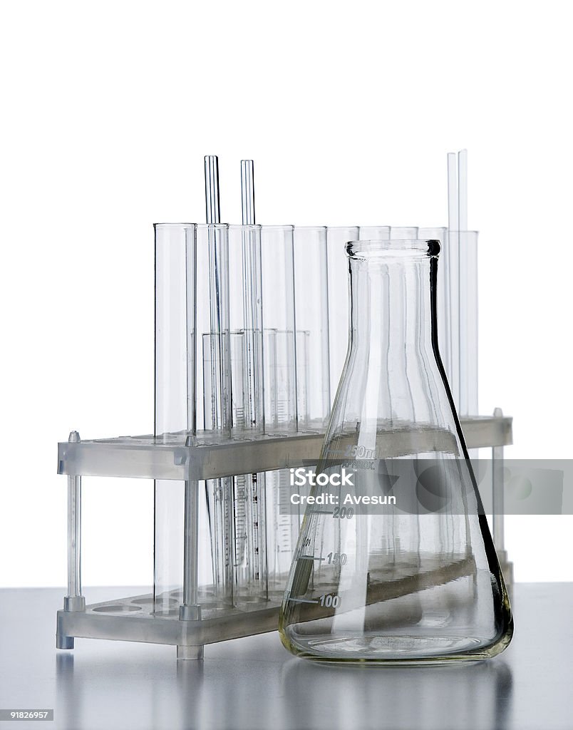 Лабораторная стеклянная посуда - Стоковые фото Анализировать роялти-фри