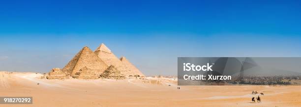 Great Pyramids Of Giza Stock Photo - Download Image Now - Egypt, Pyramid, Pyramid Shape