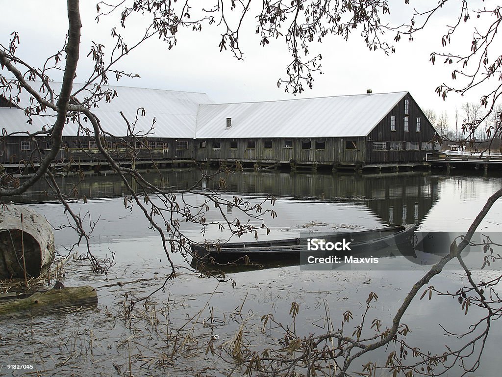 Chantier naval Britannia Shipyard et de Steveston - Photo de Arbre libre de droits