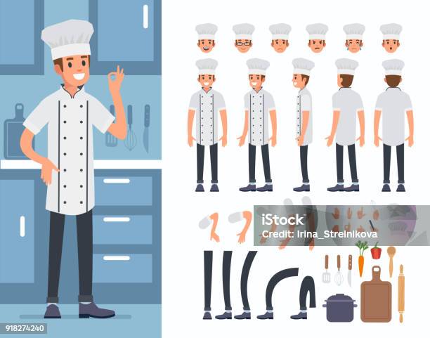 Cook Stock Illustration - Download Image Now - Chef, Cooking, Illustration