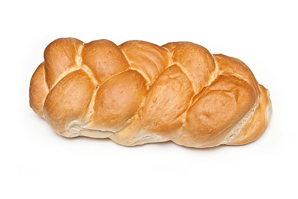 istock Platted loaf of white bread 91827542