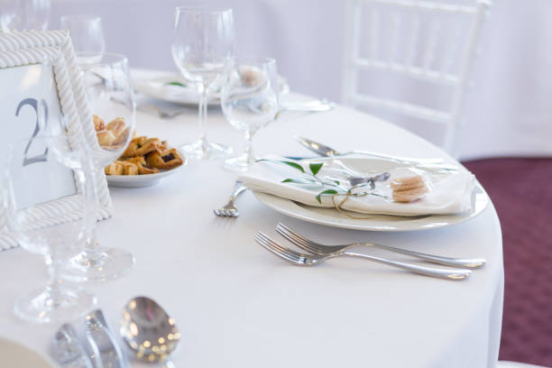 istock table setting with spoon, knife, plates and glass 918284462