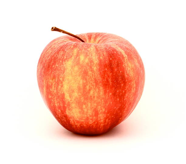 juicy red apple stock photo