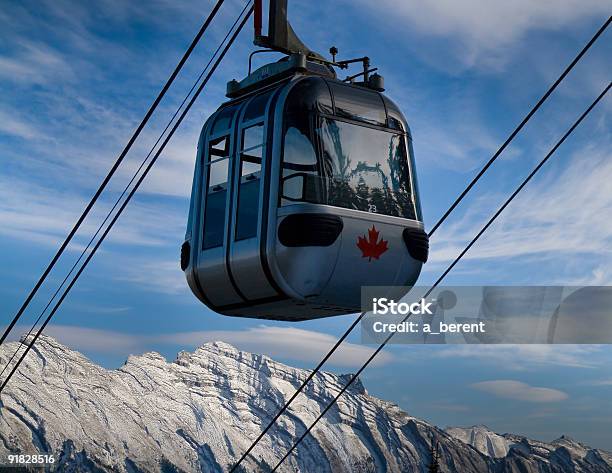 Banff Gondola Siarka Góra - zdjęcia stockowe i więcej obrazów Banff - Banff, Park Narodowy Banff, Kolej linowa