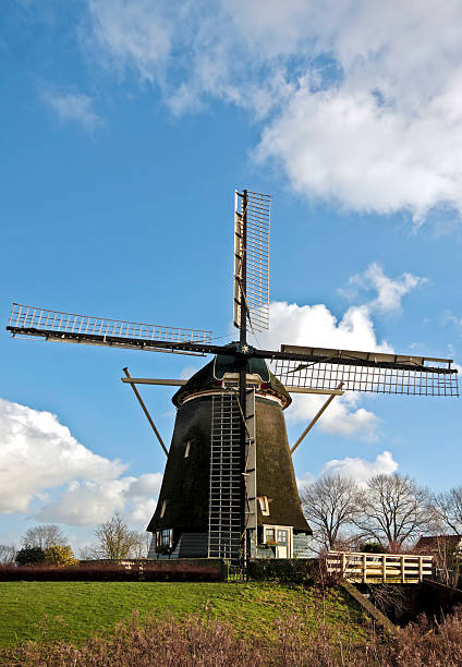 istock Traditional dutch windmill in the Netherlands 91828535
