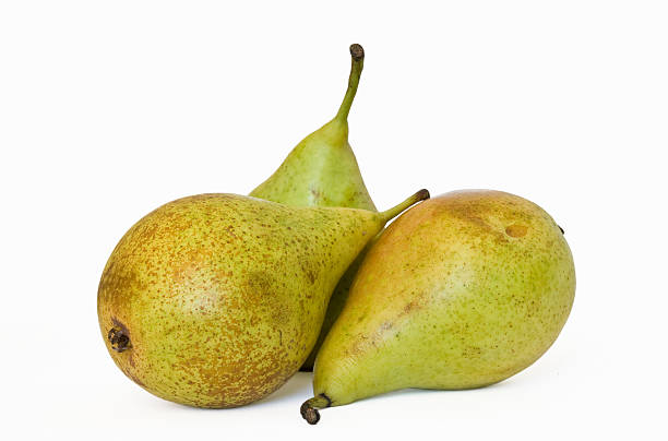 three pears  conference pear stock pictures, royalty-free photos & images