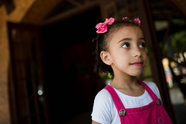 istock Little girl at home 918290828
