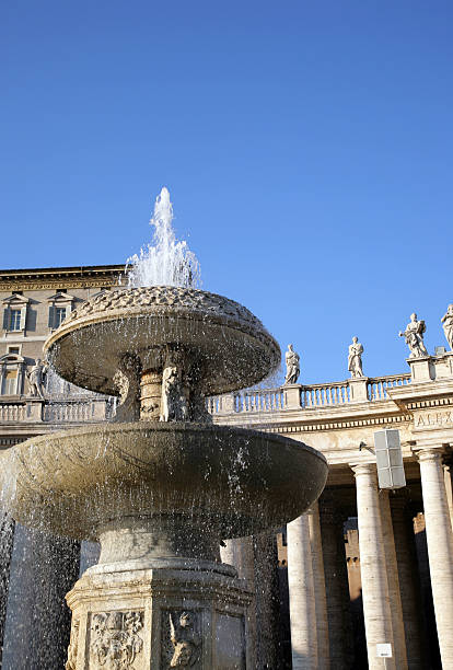 istock Fountain and sculptures of saints 91829129