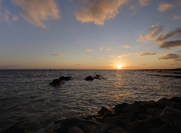 Murakami coastal sunset
