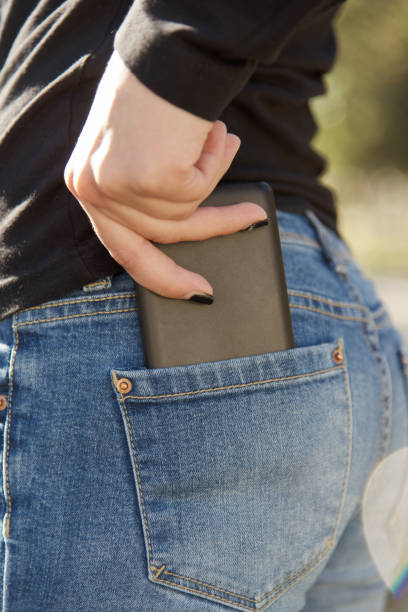 istock Phone in the jeans pocket. 918293614
