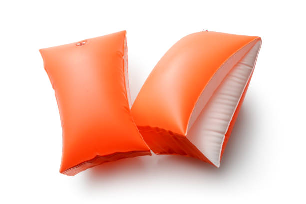 スポーツ: オレンジ色の水翼は、白い背景で隔離