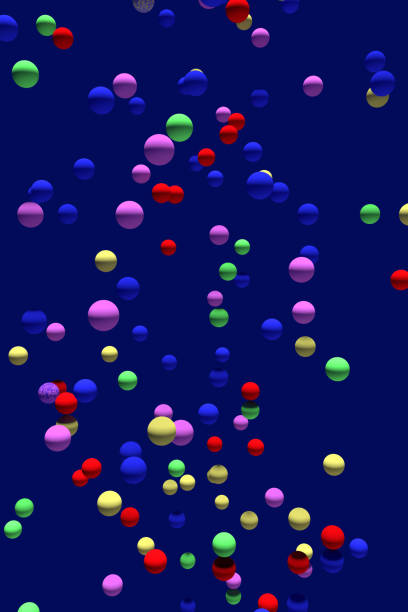 istock 3d illustration of numerous hovering spheres 918301410