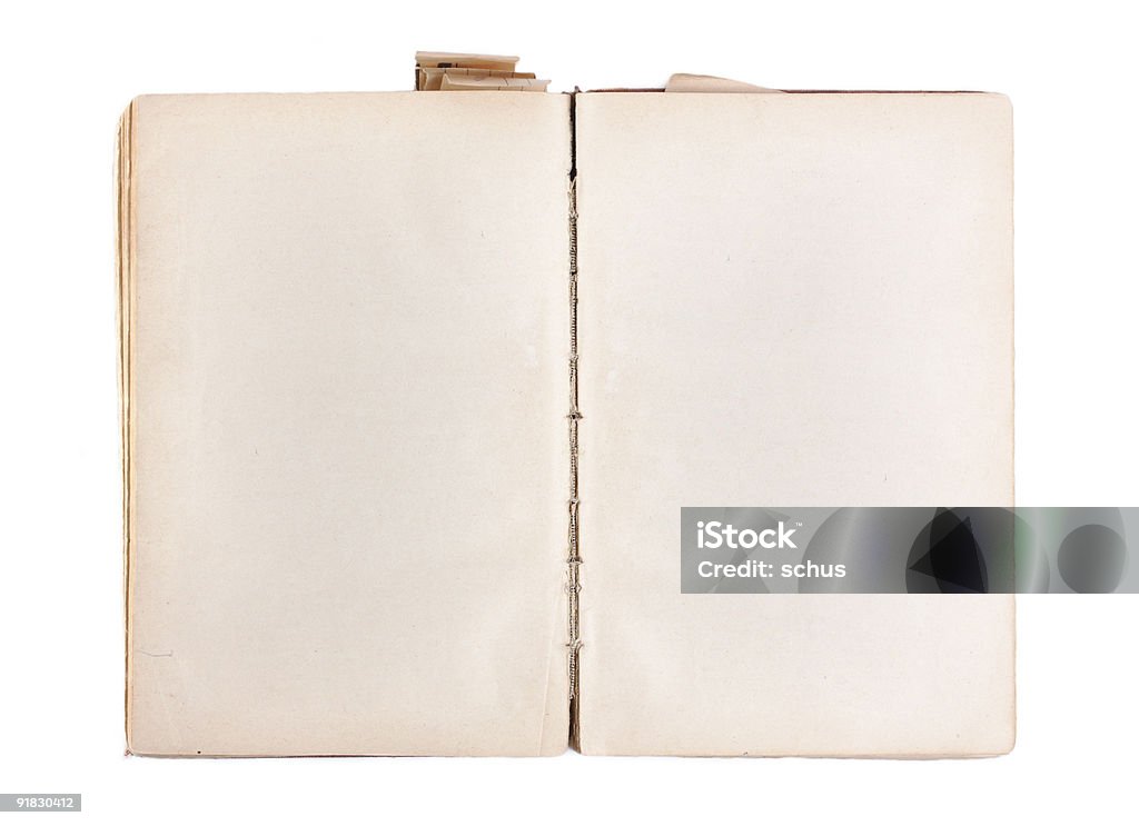 Old book Blank old book Ancient Stock Photo