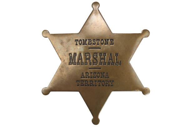 istock Western-style sheriff badge 918304218