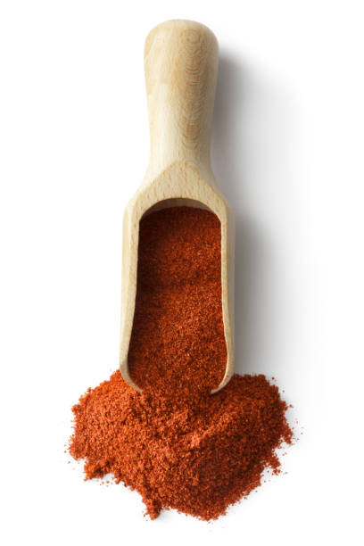 istock Flavouring: Chili Powder Isolated on White Background 918304228