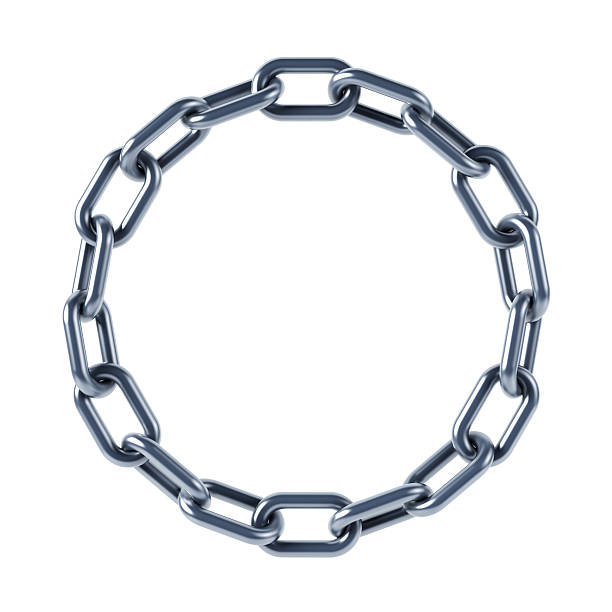 istock chain links united in ring 91830490