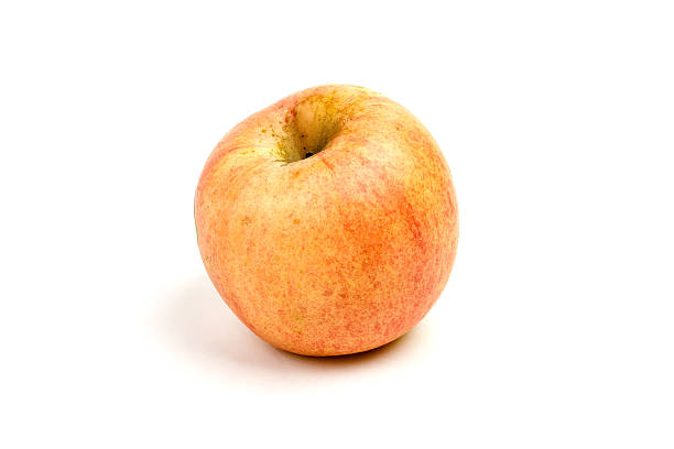 Fresh apple isolated in white. stock photo