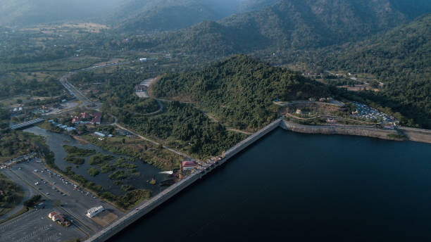 istock Aerial photos of  Large Dam . 918311454