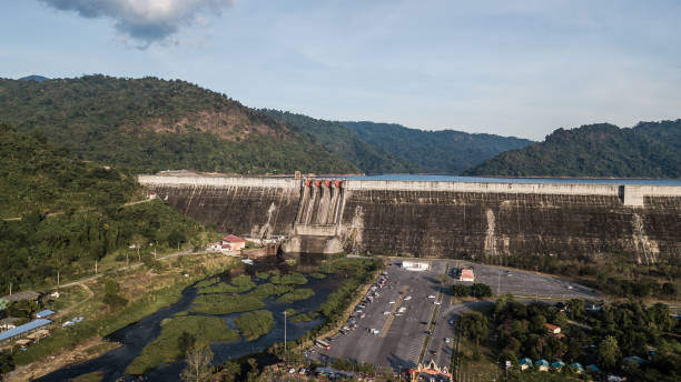 istock Aerial photos of  Large Dam . 918312172