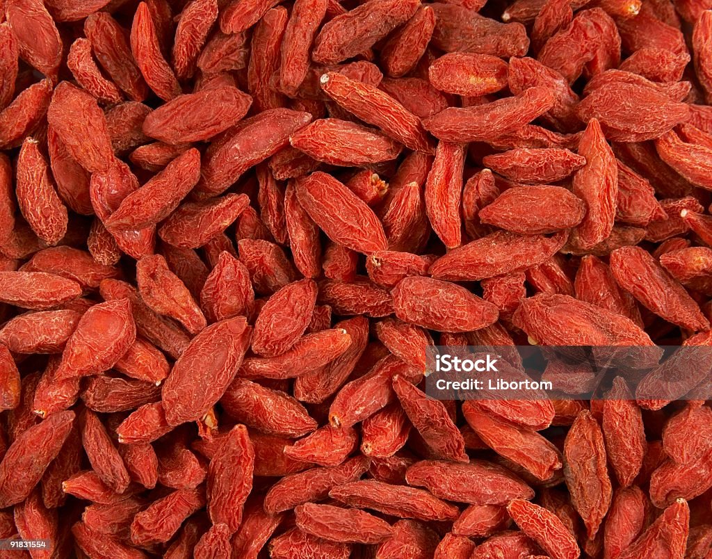 GOJI bagas-fundo - Royalty-free Alimentação Saudável Foto de stock