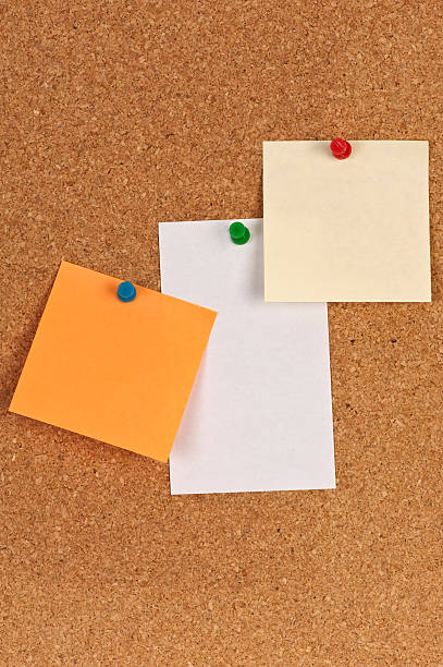 nota de bordo - sheet adhesive note paper note pad - fotografias e filmes do acervo