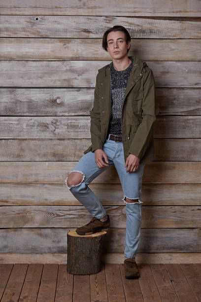istock Man posing in stylish casual clothes 918318170