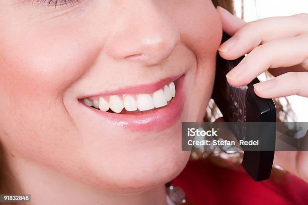 Female Holding Cellphone Stock Photo - Download Image Now - Adult, Cheerful, Color Image