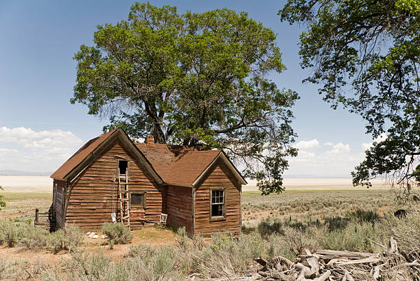 Abandoned house stock photo