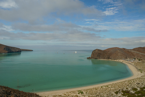 Playa de balandra en el Golfo de California cerca de La Paz Mexico en Baja California Sur photo