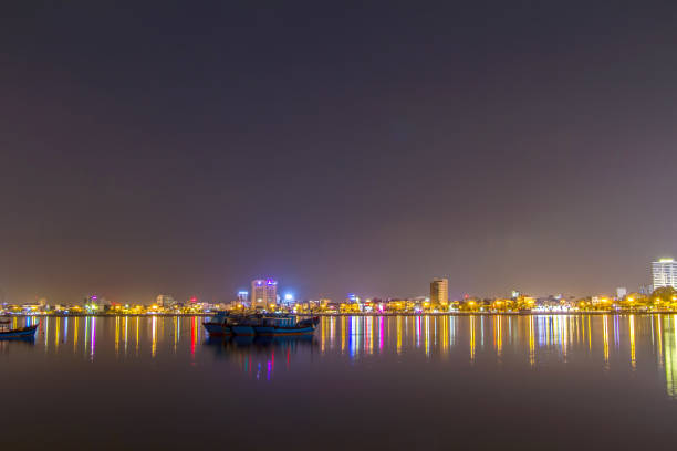 istock Da nang, Beautiful And Lighting At Night in, Danang, Vietnam 918334978