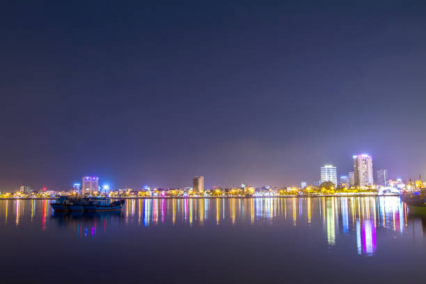 istock Beautiful And Lighting At Night in, Danang, Vietnam 918334988